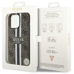 Guess MagSafe dėklas iPhone 13/13 Pro – rudas