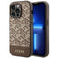 Guess MagSafe dėklas iPhone 14 Pro – rudas