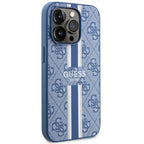 Guess MagSafe dėklas iPhone 14 Pro – mėlynas