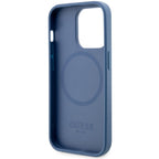 Guess MagSafe dėklas iPhone 14 Pro – mėlynas