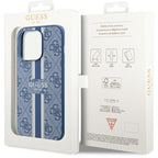 Guess MagSafe dėklas iPhone 14 Pro – mėlynas