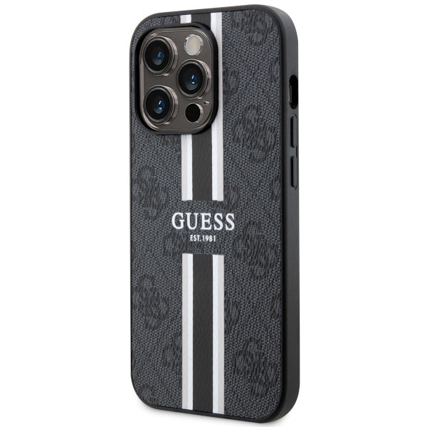Guess MagSafe dėklas iPhone 14 Pro – juodas