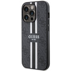 Guess MagSafe dėklas iPhone 14 Pro – juodas