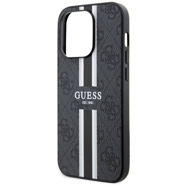 Guess MagSafe dėklas iPhone 14 Pro – juodas