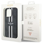 Guess MagSafe dėklas iPhone 14 Pro – juodas