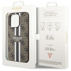Guess MagSafe dėklas iPhone 14 Pro – rudas