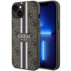 Guess MagSafe dėklas iPhone 14 (6,1") – rudas