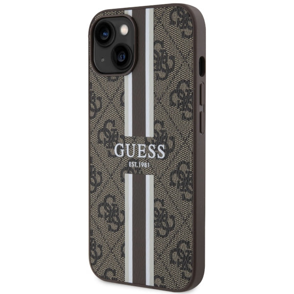 Guess MagSafe dėklas iPhone 14 (6,1") – rudas