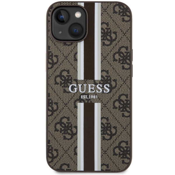 Guess MagSafe dėklas iPhone 14 (6,1") – rudas