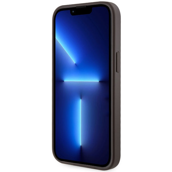 Guess MagSafe dėklas iPhone 14 (6,1") – rudas