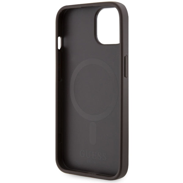 Guess MagSafe dėklas iPhone 14 (6,1") – rudas