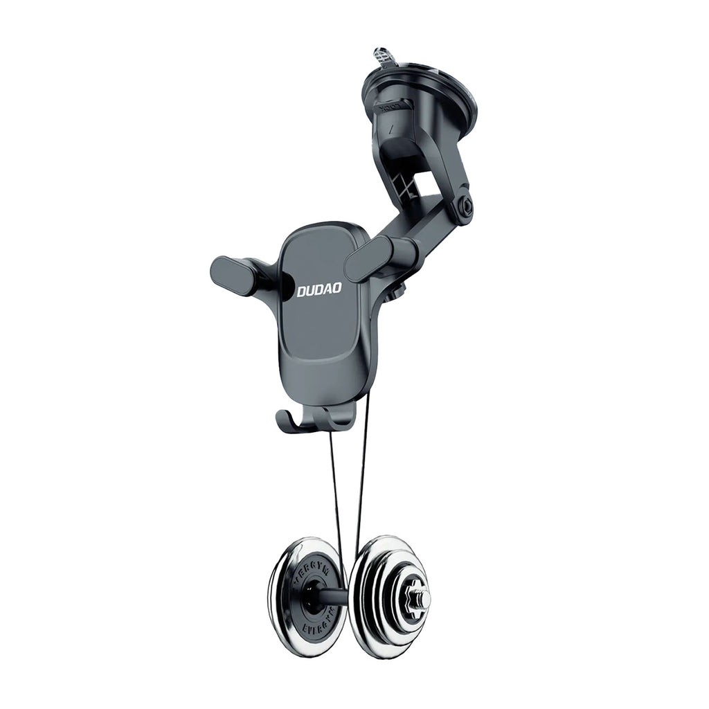 Dudao F5Pro automobilinis telefono laikiklis prietaisų skydui juodas