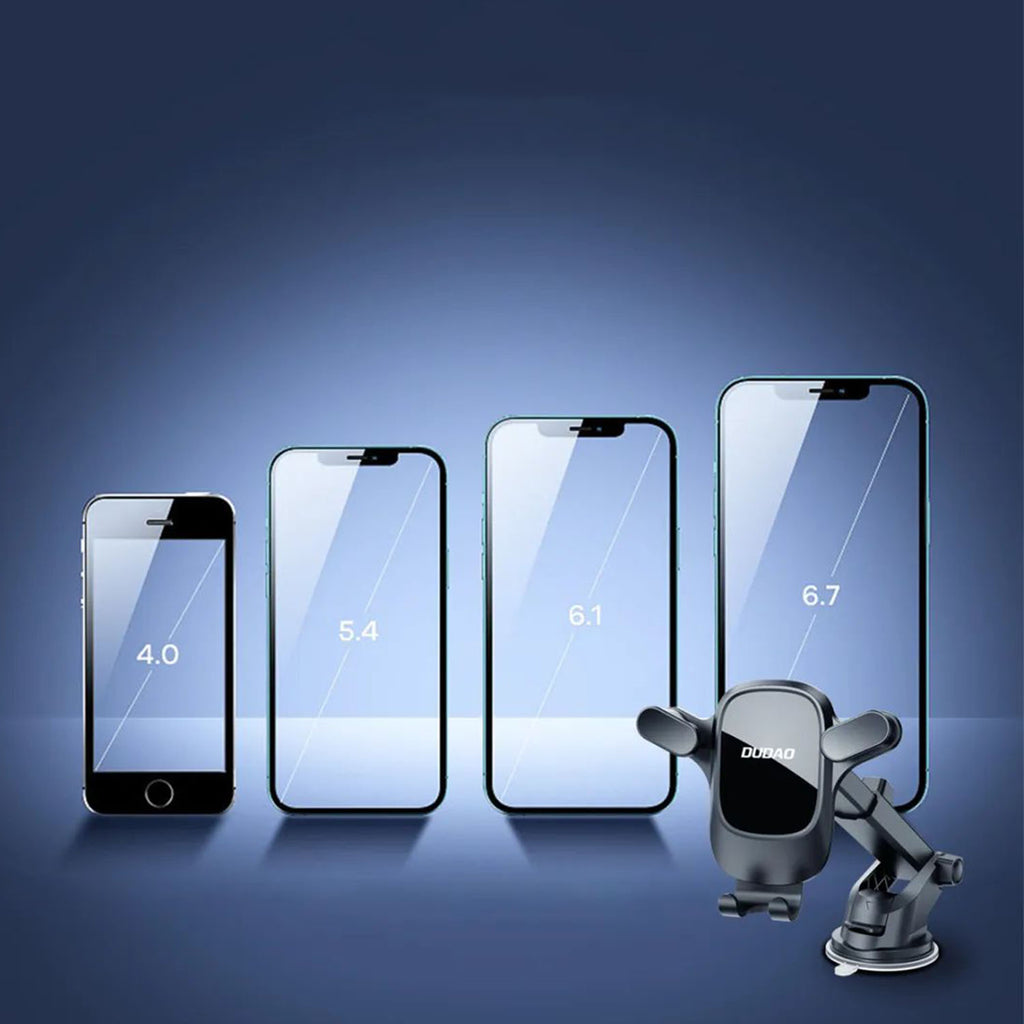 Dudao F5Pro automobilinis telefono laikiklis prietaisų skydui juodas