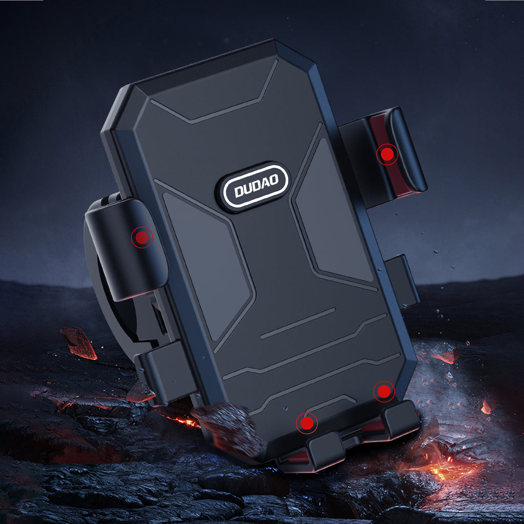 Dudao F7C dviračio / motociklo telefono laikiklis - juodas