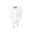 Dudao A13Pro GaN 33W PPS sieninis įkroviklis USB-C/USB, baltas