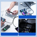 Joyroom laidas Multi-Use Series S-A18 4in1 USB-A - USB-C / Lightning / Lightning / micro USB 1.2m juodas