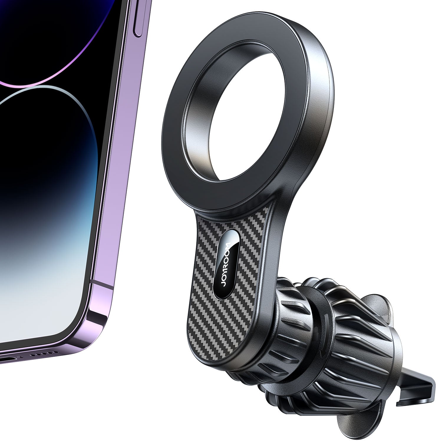 Joyroom JR-ZS355 magnetinis automobilinis iPhone laikiklis su MagSafe - juodas
