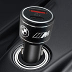 BMW įkroviklis BMCCMUSBCK PD-QC 3.0 20W Fast Charge juodas/juodas M Edition