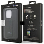 BMW Grip Stand dėklas iPhone 14 Pro Max – juodas -- iPhone 14 Pro Max