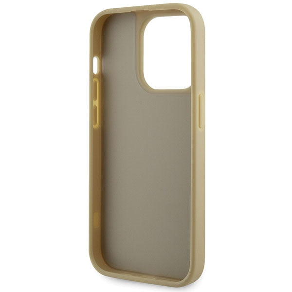 Guess Rhinestone Triangle dėklas iPhone 14 Pro – auksinis -- iPhone 14 Pro