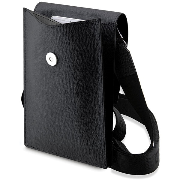 Karl Lagerfeld telefono rankinė Saffiano – juoda -- Cell phone cases and covers
