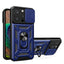 Hybrid Armor Camshield dėklas iPhone 15 Pro Max – mėlynas