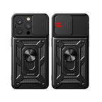 Hybrid Armor Camshield dėklas iPhone 15 Pro – rožinis