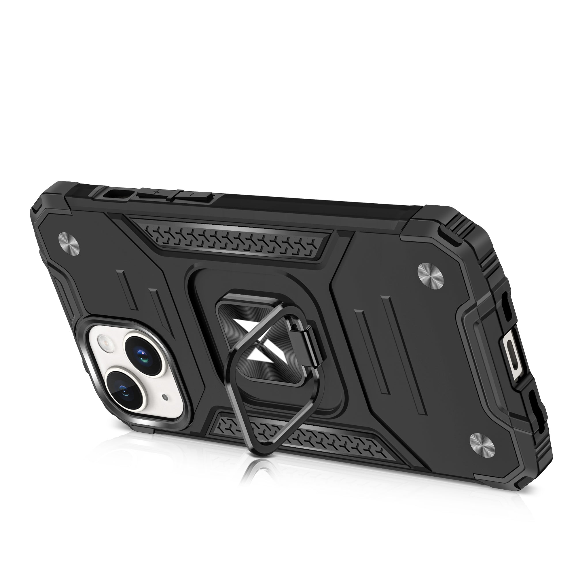 Wozinsky Ring Armor dėklas iPhone 15 Plus – sidabrinis
