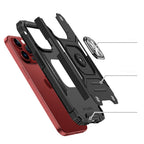 Wozinsky Ring Armor dėklas iPhone 15 Pro – auksinis