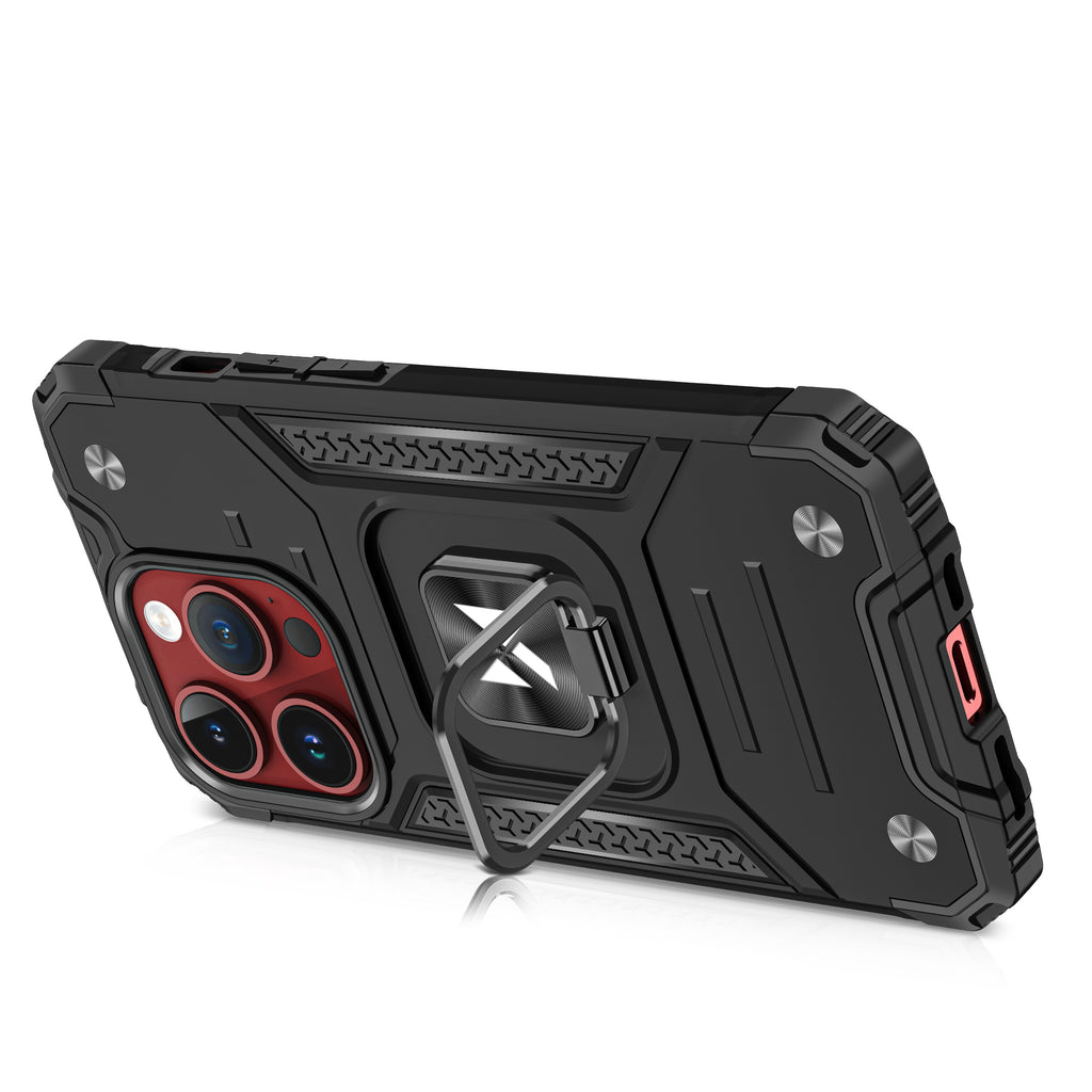 Wozinsky Ring Armor dėklas iPhone 15 Pro – auksinis