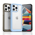 Sustiprintas dėklas iPhone 15 Pro Outer Space – mėlynas