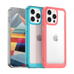 Sustiprintas dėklas iPhone 15 Pro Outer Space – mėlynas