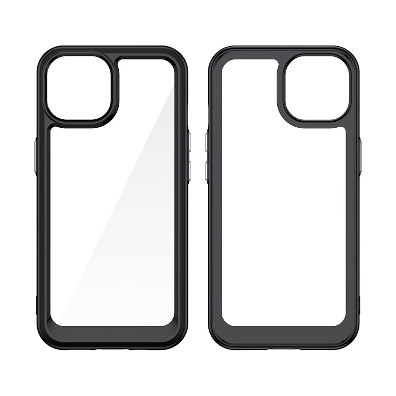 Sustiprintas dėklas iPhone 15 Plus Outer Space – mėlynas