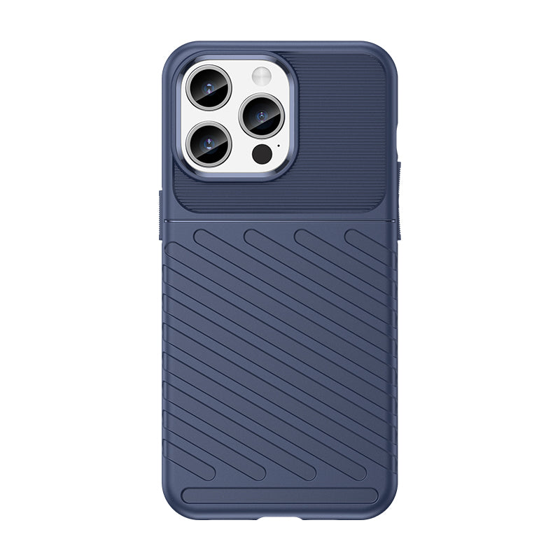 Šarvuotas TPU dėklas iPhone 15 Pro Max – mėlynas
