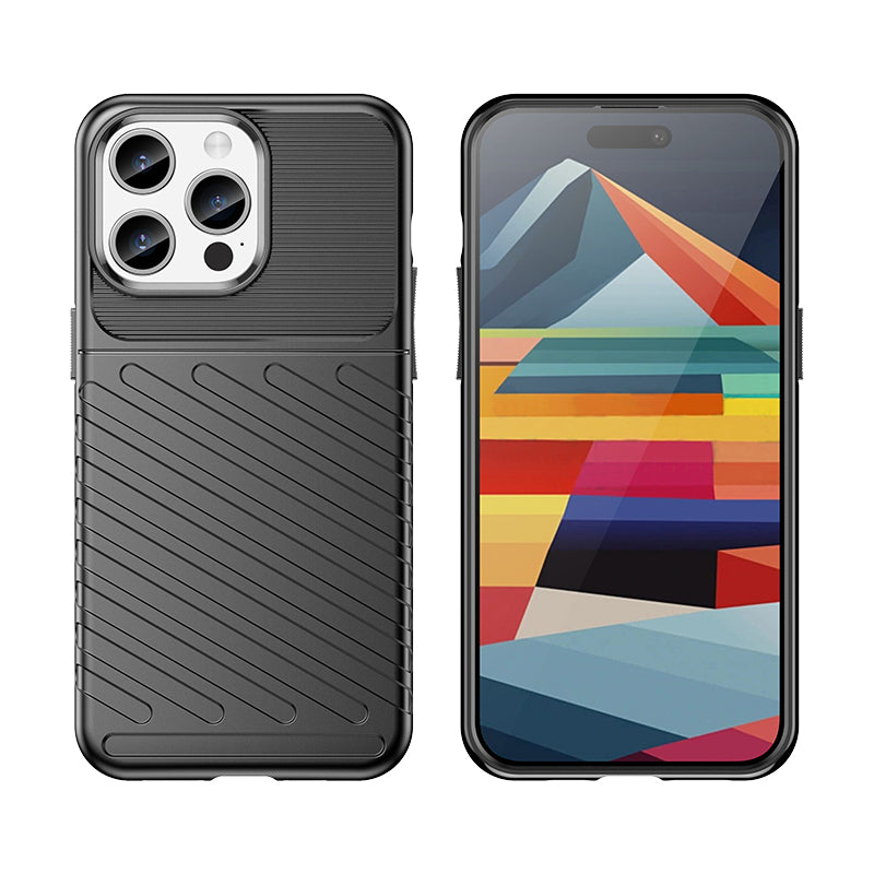Šarvuotas TPU dėklas iPhone 15 Pro Max – mėlynas