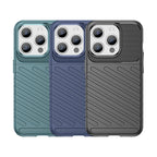 Šarvuotas dėklas iPhone 15 Pro Thunder Case – mėlynas