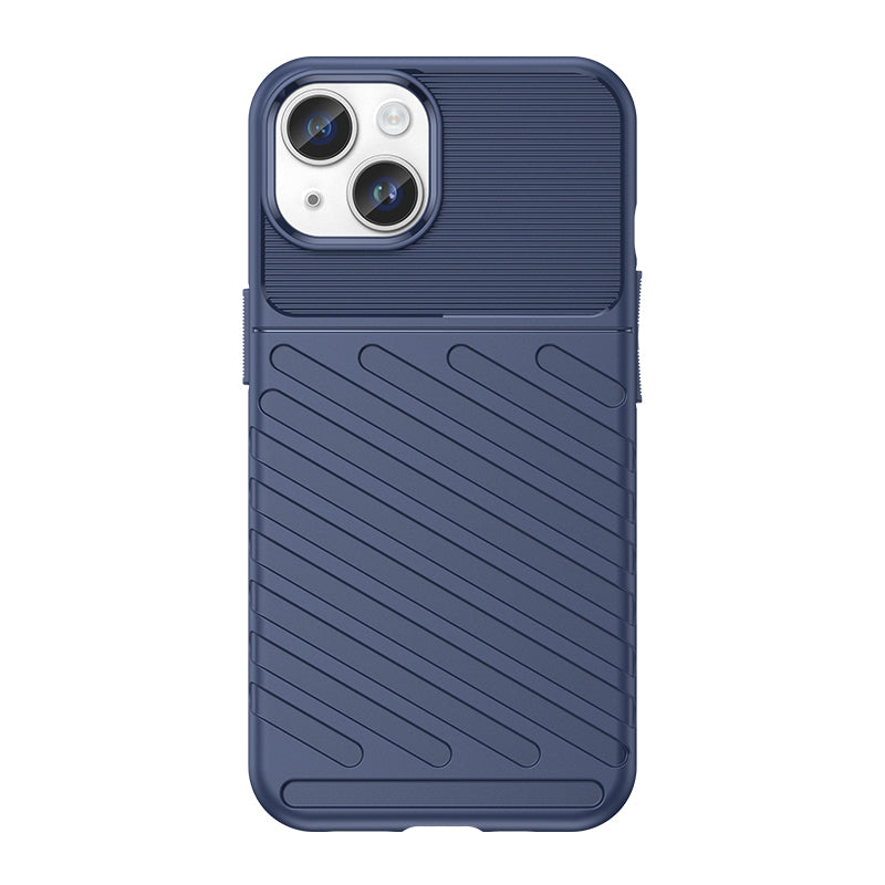 Šarvuotas dėklas iPhone 15 Plus Thunder Case – mėlynas