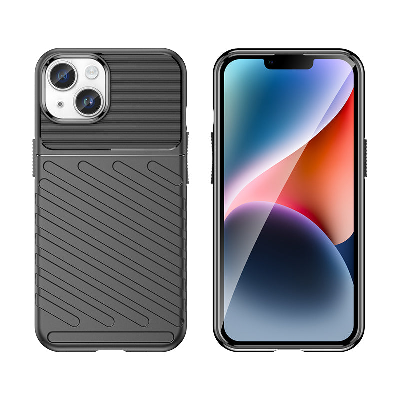 Šarvuotas dėklas iPhone 15 Plus Thunder Case – mėlynas