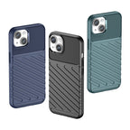 Šarvuotas TPU dėklas iPhone 15 Plus „Thunder Case“ – juodas