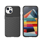 Šarvuotas TPU dėklas iPhone 15 Thunder Case – mėlynas