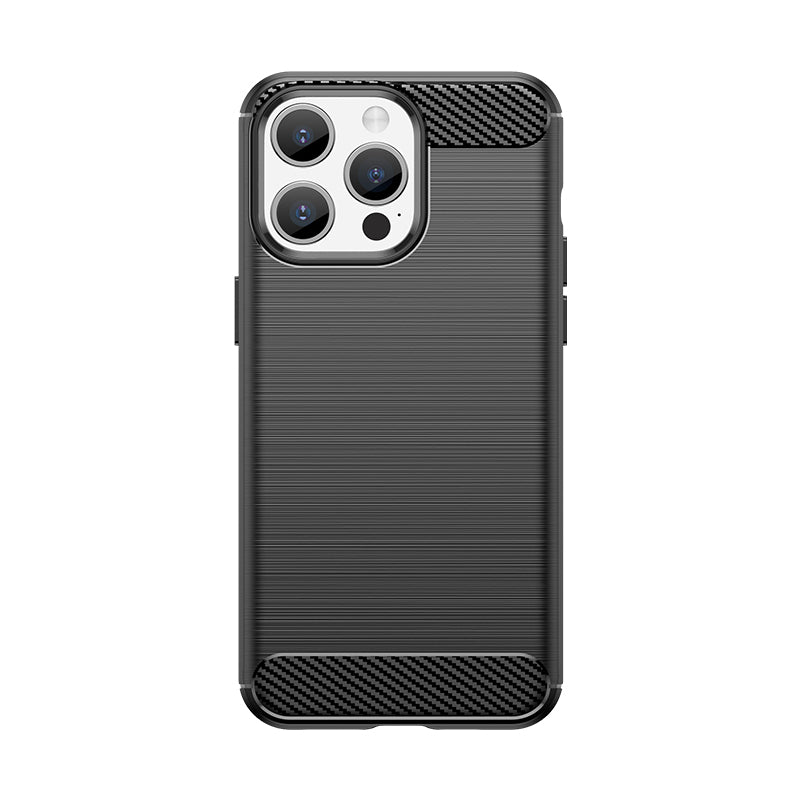 Anglies rašto TPU dėklas iPhone 15 Pro Max – juodas