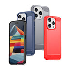 Anglies rašto TPU dėklas iPhone 15 Pro – juodas