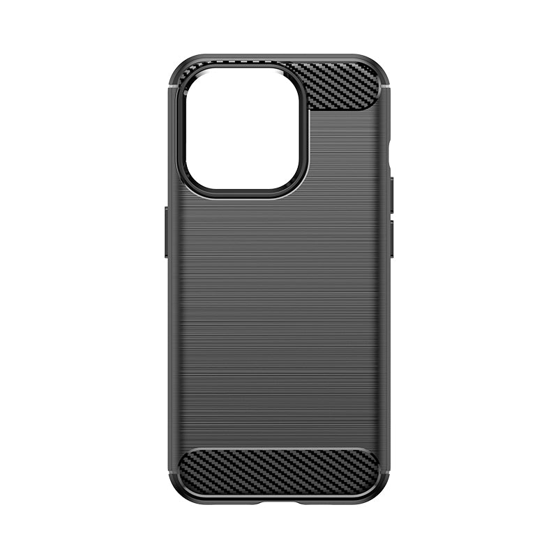 Anglies rašto TPU dėklas iPhone 15 Pro – juodas
