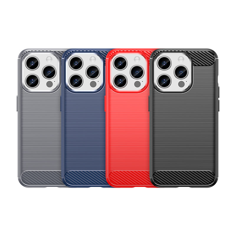 Anglies rašto TPU dėklas iPhone 15 Pro – juodas