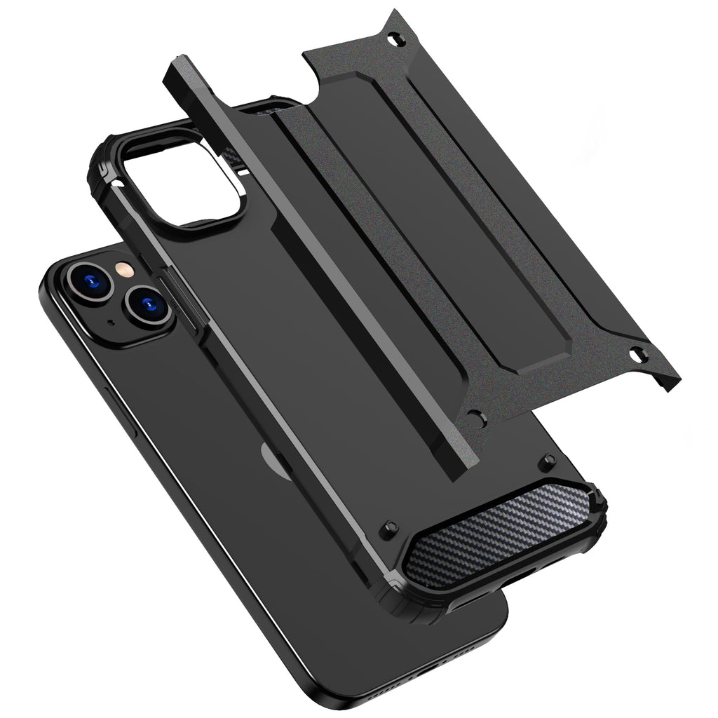 Hibridinis „Hybrid Armor“ dėklas iPhone 15 Plus – mėlynas