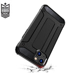 Hibridinis „Hybrid Armor“ dėklas iPhone 15 Plus – mėlynas
