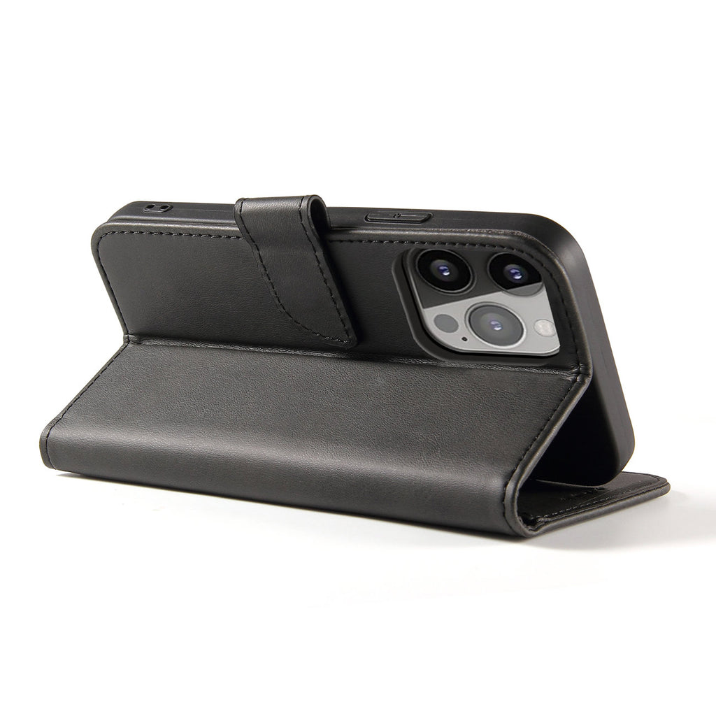 Magnet Case dėklas su pinigine iPhone 15 Pro – juodas