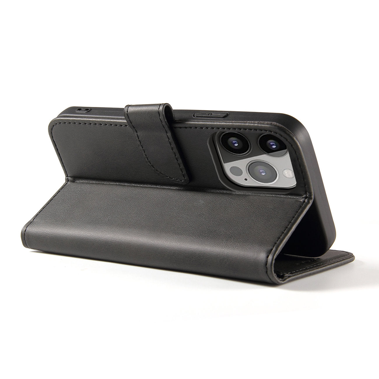 Magnet Case dėklas su pinigine iPhone 15 Pro – juodas