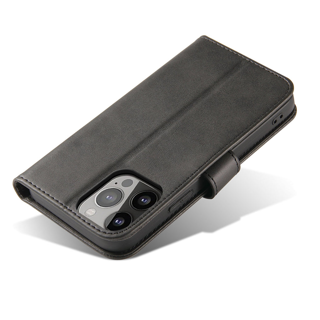 Magnet Case dėklas su pinigine iPhone 15 Pro – juodas