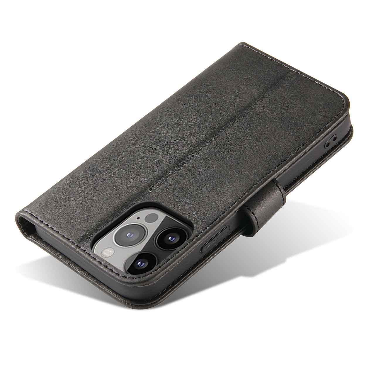 Magnet Case dėklas su pinigine iPhone 15 Pro – juodas